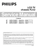 Philips 42PFL3704D/F7 Service Manual предпросмотр