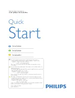 Philips 42PFL3704D Quick Start Manual preview