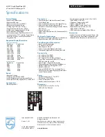 Preview for 3 page of Philips 42PFL3704D Specifications