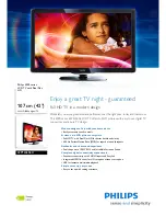 Philips 42PFL4606H Brochure preview