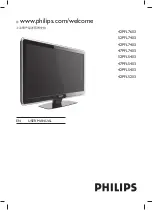 Preview for 1 page of Philips 42PFL5203 User Manual