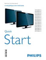 Preview for 1 page of Philips 42PFL5604H/12 Quick Start Manual