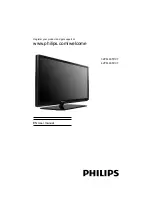 Preview for 1 page of Philips 42PFL6357 V7 User Manual