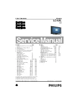 Preview for 1 page of Philips 42PFL7312/78 Service Manual