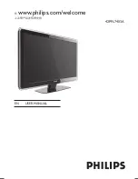 Philips 42PFL7403A User Manual предпросмотр