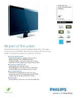 Preview for 1 page of Philips 42PFL7403D Specifications