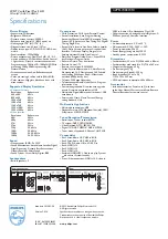 Preview for 3 page of Philips 42PFL7403H Specifications