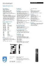 Preview for 3 page of Philips 42PFL7404D Specifications