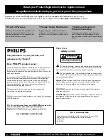 Preview for 1 page of Philips 42PFL7422D User Manual