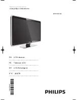 Preview for 1 page of Philips 42PFL7433S/60 User Manual