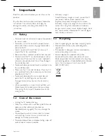 Preview for 5 page of Philips 42PFL7433S/60 User Manual