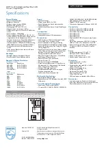 Preview for 3 page of Philips 42PFL7603S Specifications