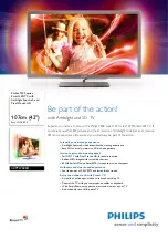 Philips 42PFL7606H Specifications preview