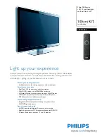 Предварительный просмотр 1 страницы Philips 42PFL7803 Specifications