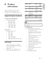 Preview for 45 page of Philips 42PFL8605D/93 User Manual