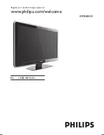 Philips 42PFL8803D User Manual preview