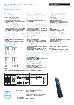 Preview for 3 page of Philips 42PFL9603D Specifications