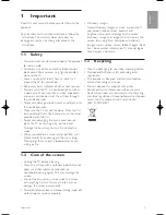 Preview for 5 page of Philips 42PFL9903H User Manual