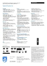 Preview for 3 page of Philips 42PFT6309 Specifications