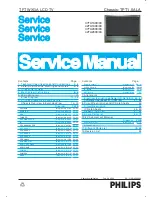 Preview for 1 page of Philips 42TA1800/93 Service Manual