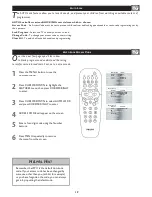 Предварительный просмотр 19 страницы Philips 42TA2000 User Manual