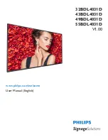 Philips 43BDL4031D User Manual предпросмотр