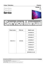 Preview for 1 page of Philips 43PFD5813/55 Service Manual