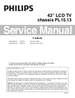 Preview for 1 page of Philips 43PFL4901/F7 Service Manual