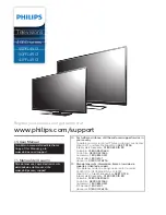 Предварительный просмотр 1 страницы Philips 43PFL4901 User Manual