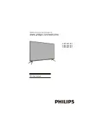 Предварительный просмотр 1 страницы Philips 43PFL6572/V7 User Manual