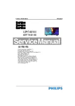 Preview for 1 page of Philips 43PFT4001/60 Service Manual