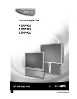 Preview for 1 page of Philips 43PP925 Instructions For Use Manual