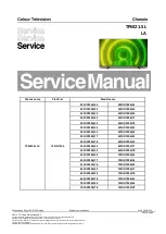 Preview for 1 page of Philips 43PUD7406/43 Service Manual