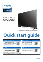 Philips 43PUL7652 Quick Start Manual preview