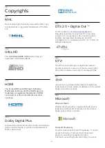 Preview for 97 page of Philips 43PUS6201 User Manual