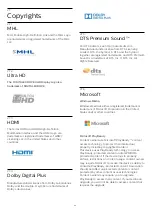 Preview for 93 page of Philips 43PUS6551 User Manual