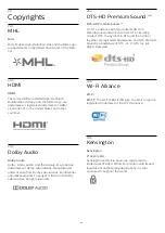 Preview for 85 page of Philips 43PUS73 3 Series User Manual