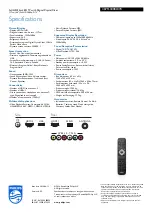 Preview for 3 page of Philips 46PFL3008D Specifications