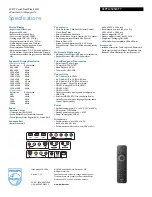 Preview for 3 page of Philips 46PFL3505D Specifications