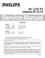 Preview for 1 page of Philips 46PFL3608/F7 Service Manual