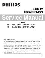 Preview for 1 page of Philips 46PFL3705D/F7 Service Manual