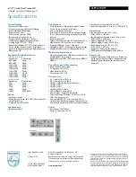 Предварительный просмотр 3 страницы Philips 46PFL4706 Specifications