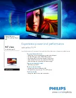 Preview for 1 page of Philips 46PFL5505D Specifications