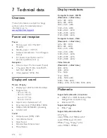 Preview for 56 page of Philips 46PFL5615D User Manual