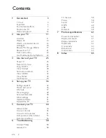 Preview for 2 page of Philips 46PFL6606M User Manual