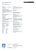 Preview for 3 page of Philips 46PFL8577 Specifications