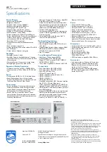 Preview for 3 page of Philips 46PFL8605H Specifications