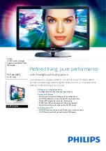 Preview for 1 page of Philips 46PFL9605D Specifications