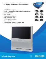 Philips 46PP9302 Specification Sheet preview