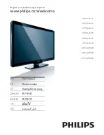 Предварительный просмотр 1 страницы Philips 47PFL3605/98 User Manual